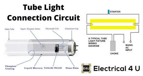tubelight symbol|Tube Light Connection Circuit & Wiring Diagram .